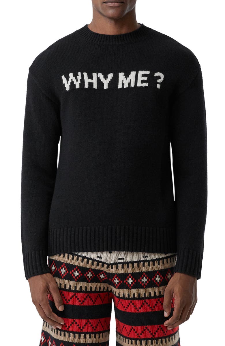 Burberry Corby Why Me Cashmere Sweater, Main, color,