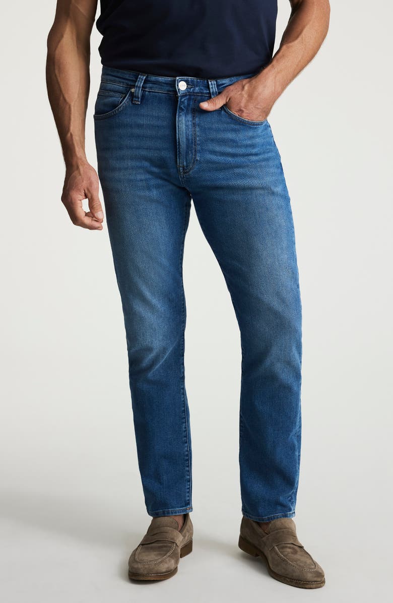 34 Heritage Charisma Straight Leg Jeans, Main, color, Mid Brushed Aerodenim