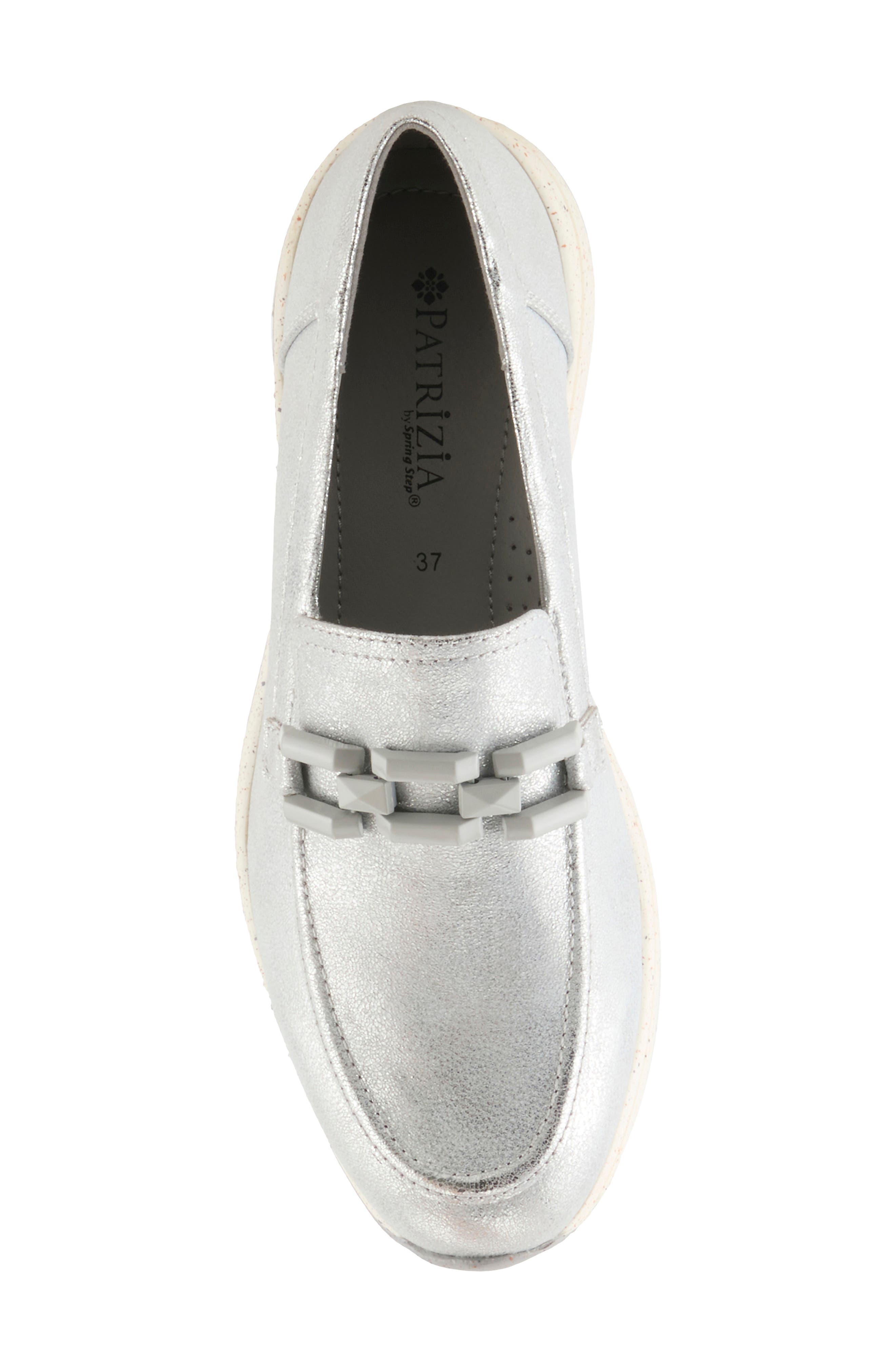 Demonte Loafer, Alternate, color, SILVER