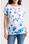  White Blue Cornflowers Print