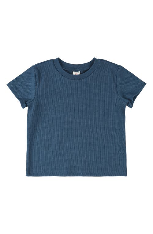 Pl Baby By Petit Lem 3-piece T-shirt & Shorts Set In Blue Ocean