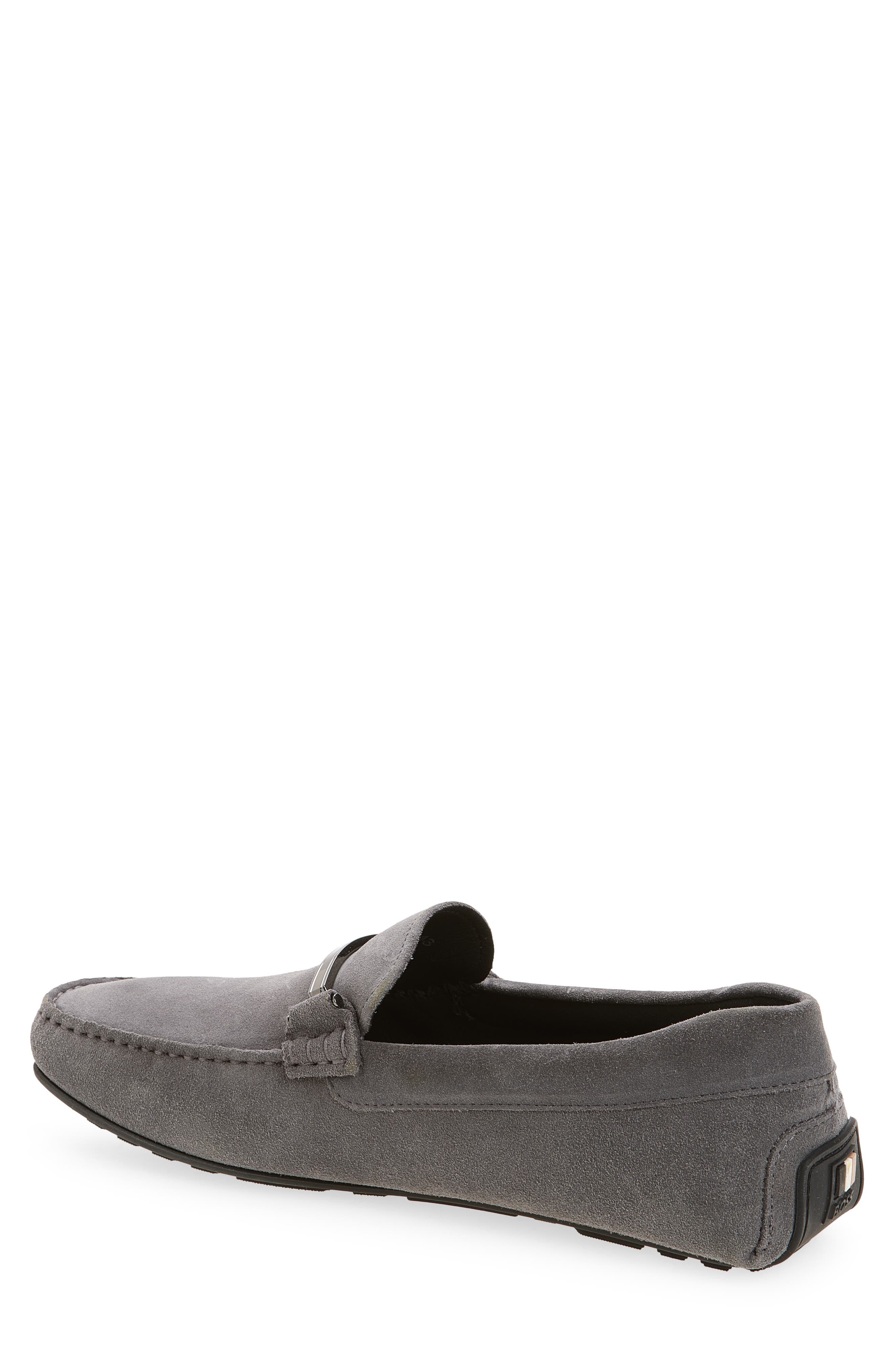 BOSS Noel Driving Shoe, Alternate, color, Medium Grey