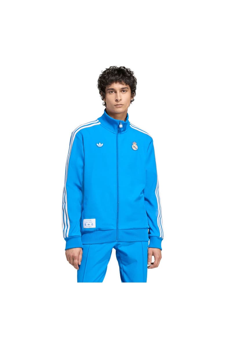 Men's adidas  Blue Real Madrid Terrace Icons Full-Zip Track Jacket, Alternate, color, Blue