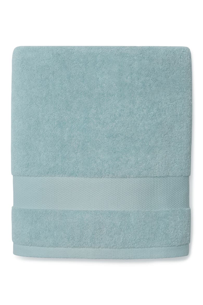 Bello Nuovo Combed Cotton Bath Towel, Main, color, AQUA