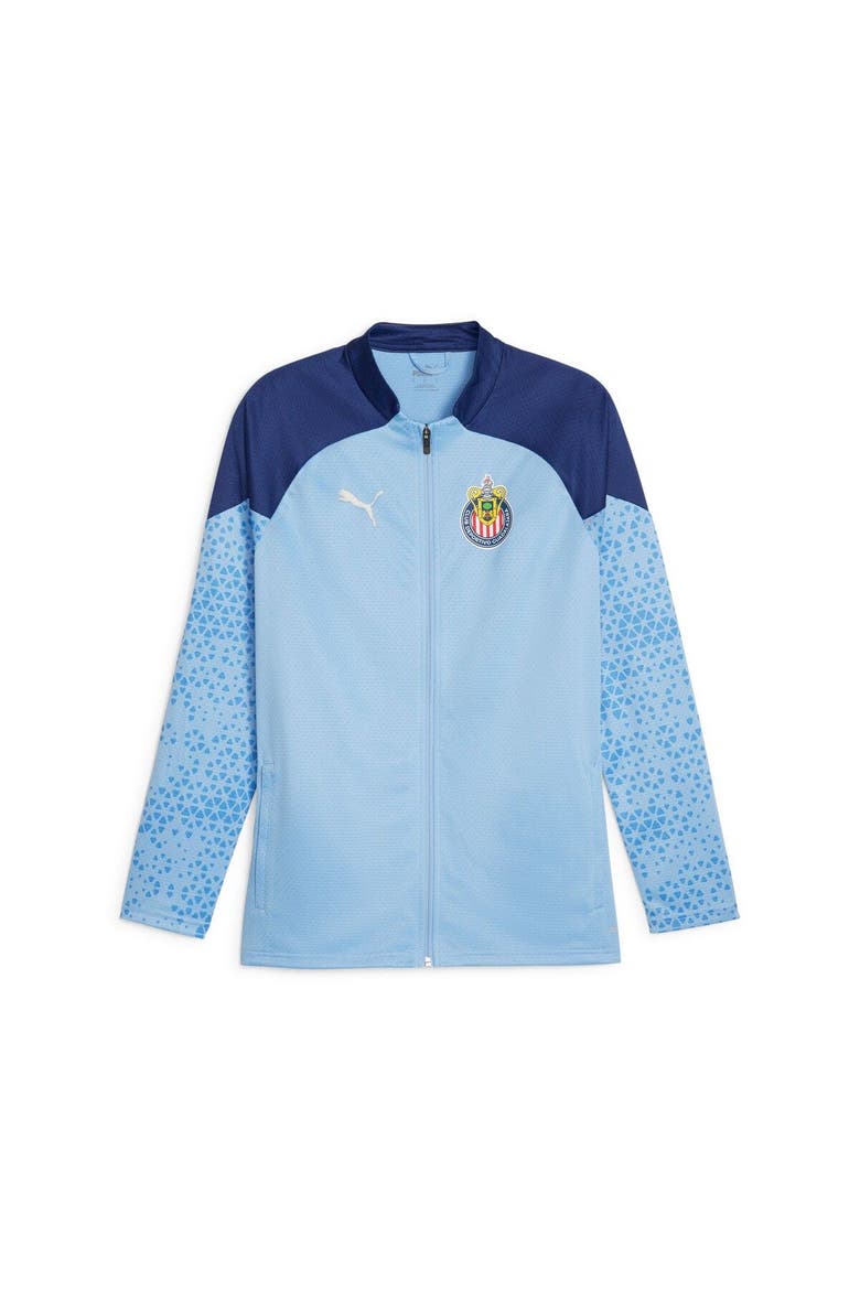 Men's Puma  Light Blue Chivas 2023/24 Full-Zip Training Top, Alternate, color, Light Blue