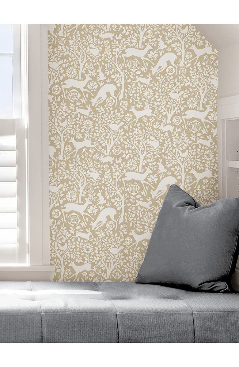 Wallpops Merriment Cream Peel & Stick Wallpaper, Alternate, color, Neutral