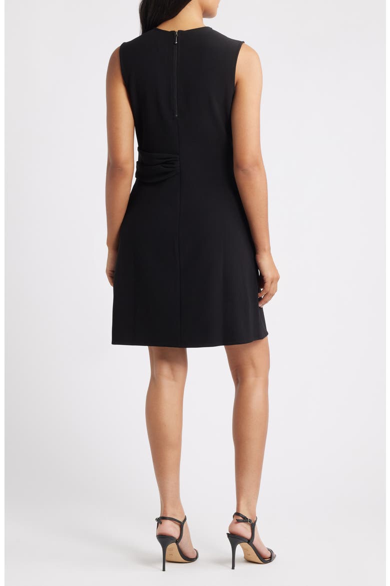 Scuba Knit Angled Dress, Alternate, color, BLACK ONYX