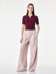 Koton Belted Wide Leg Trousers