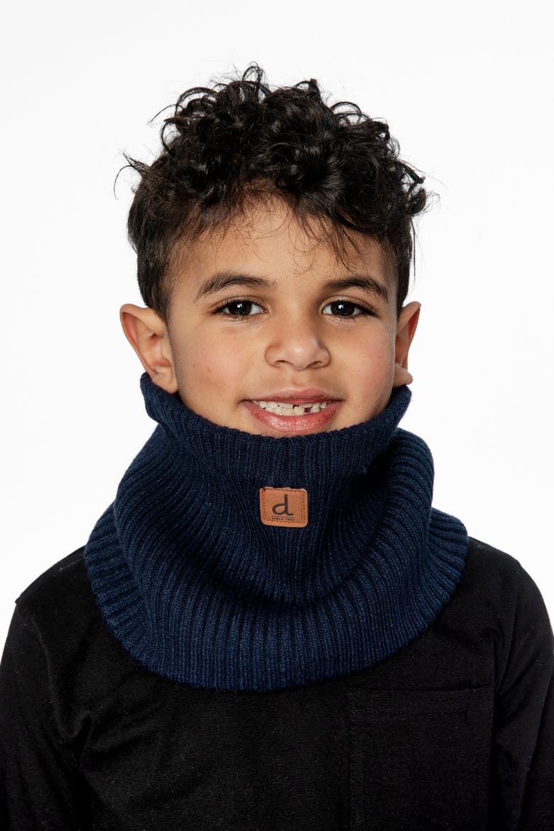 Stretch Knit Fleece Neckwarmer, Alternate, color, Cool Dark Grey
