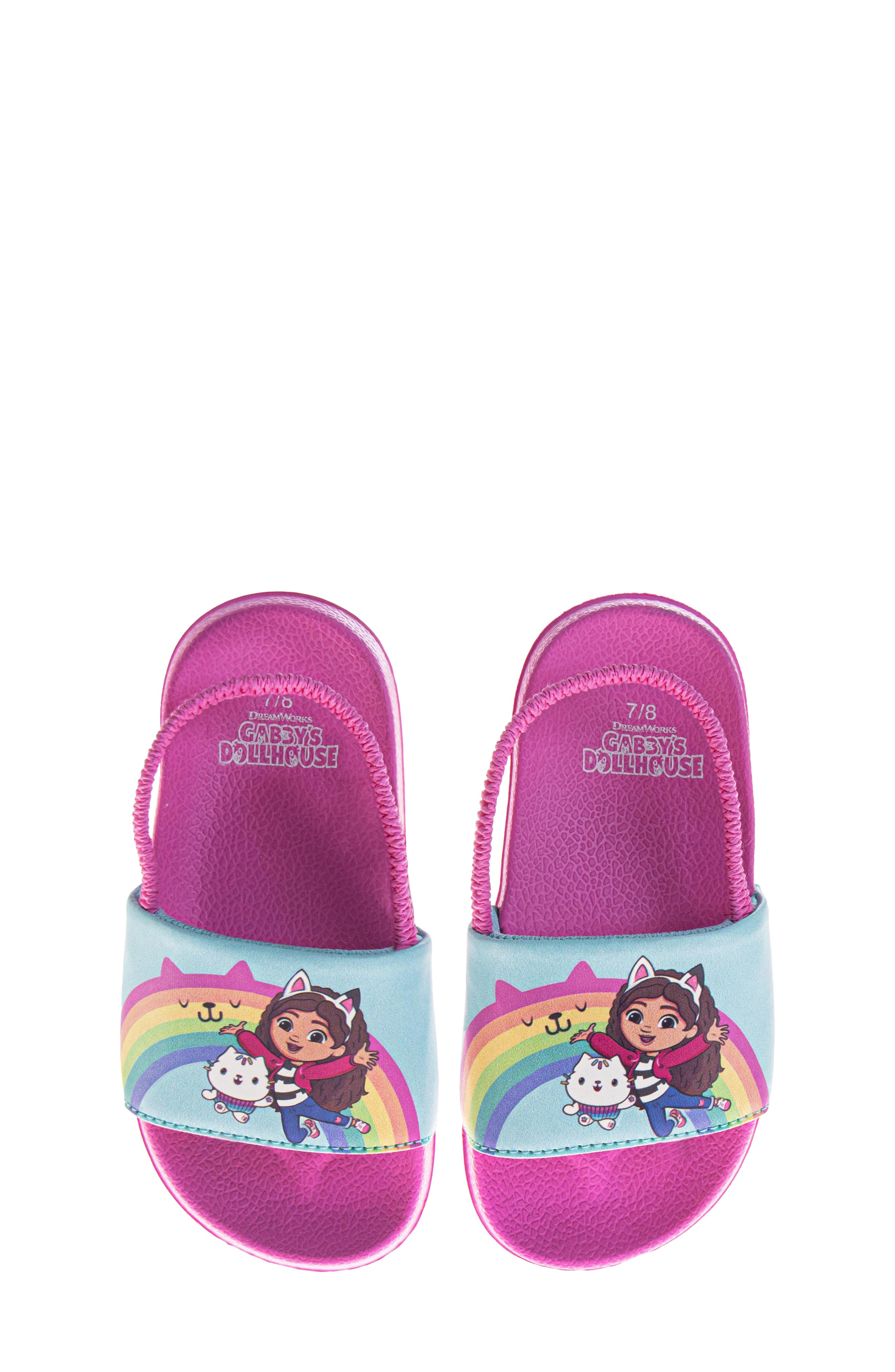 JOSMO Kids' Gabby's Dollhouse Purrfect Slide Sandal, Alternate, color, 