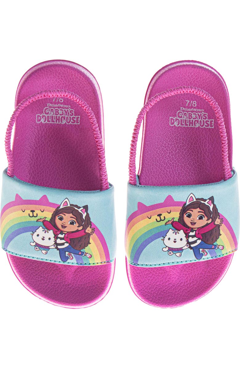 JOSMO Kids' Gabby's Dollhouse Purrfect Slide Sandal, Alternate, color,