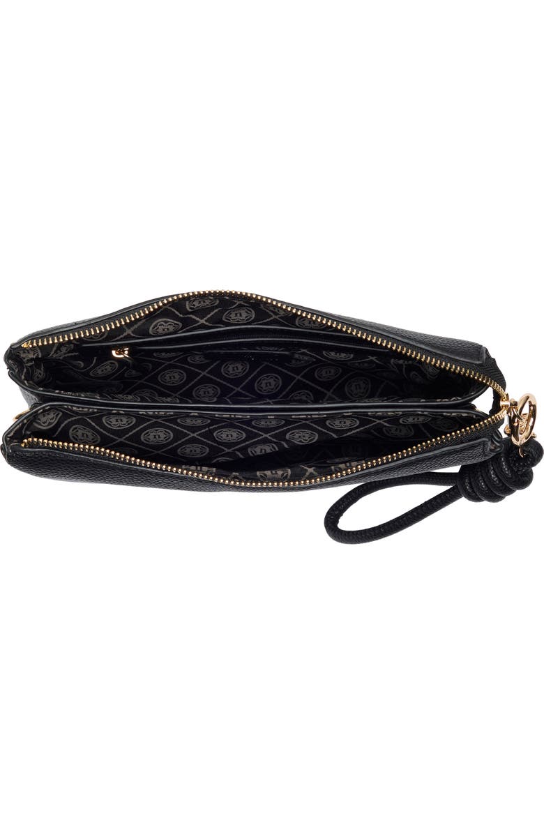 Nanette Lepore Alyce Triple Section Crossbody Bag, Alternate, color, Black