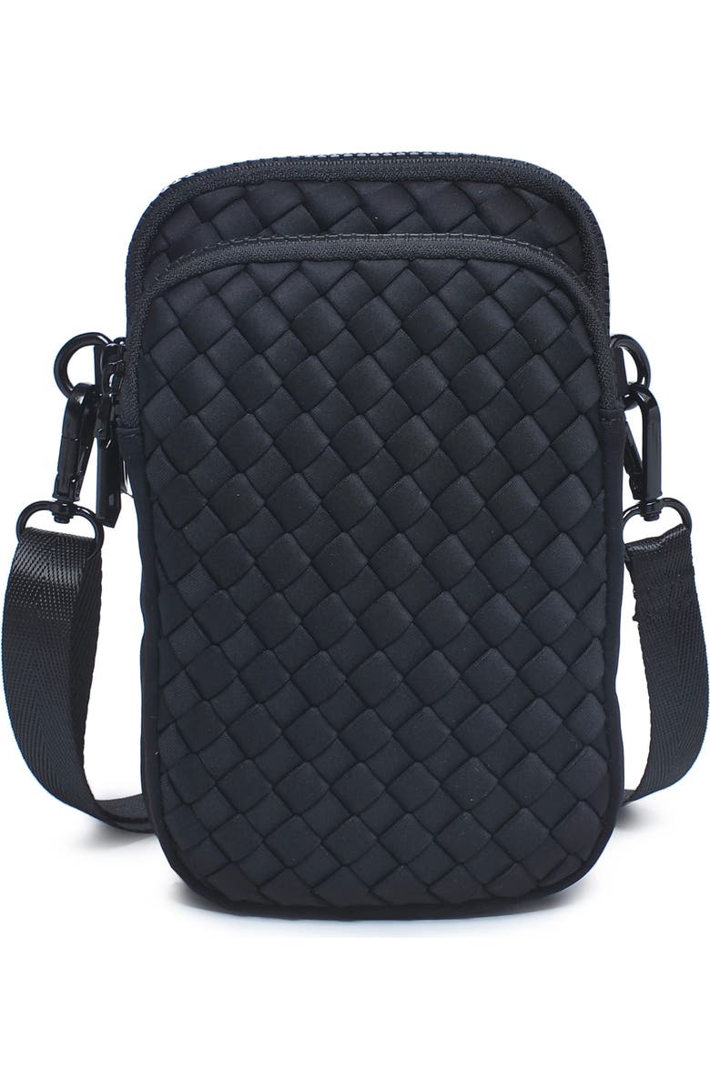 Sol and Selene Divide & Conquer - Woven Neoprene Bag, Main, color, Black