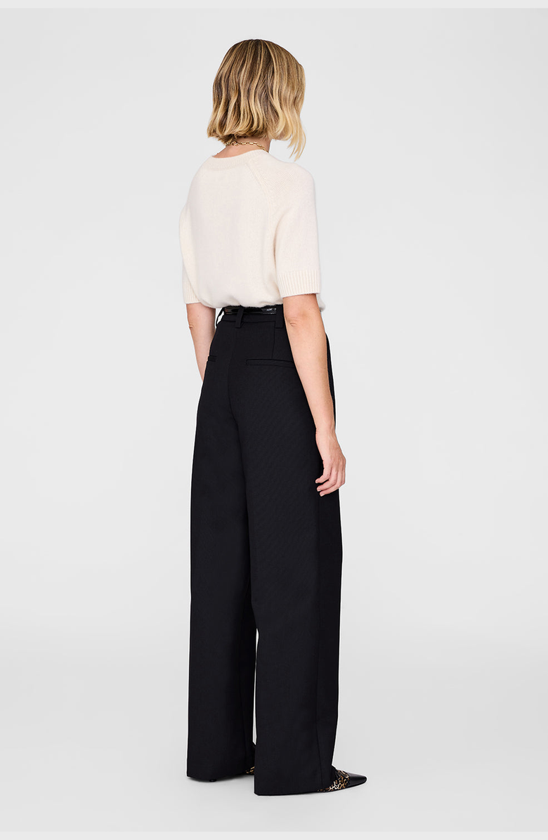 ANINE BING Trent Trouser, Alternate, color, Black