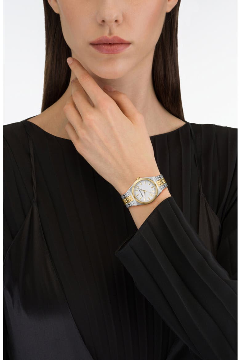 Vega New Two-Tone Bracelet Watch, 28mm, Alternate, color, TWO TONE