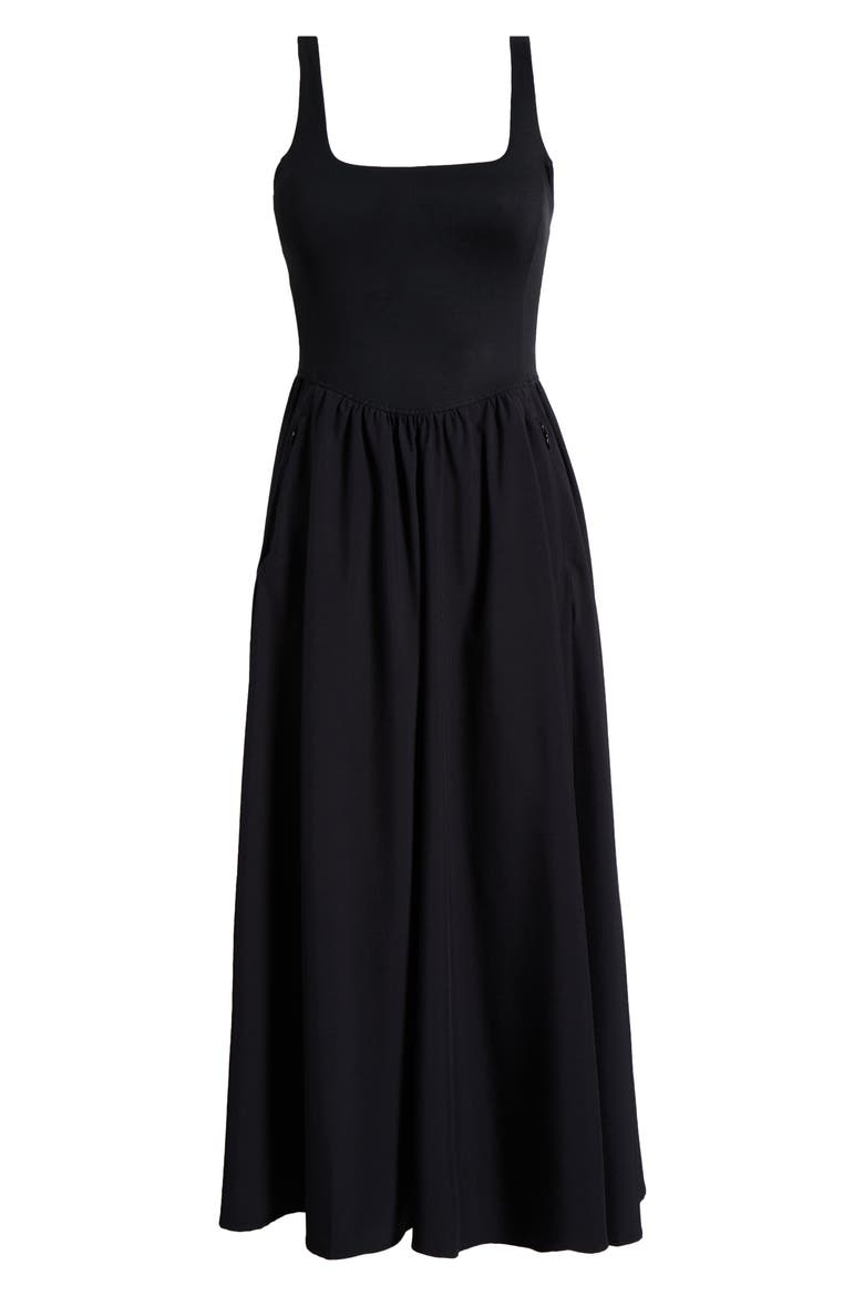 zella effortless square neck midi dress Effortless Square Neck Midi Dress (Women)