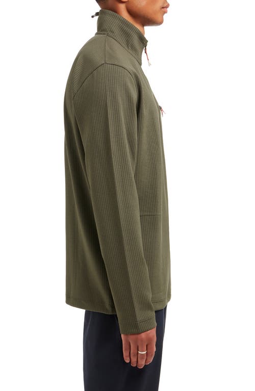 Sealskinz Colney Quarter Zip Pullover In Olive