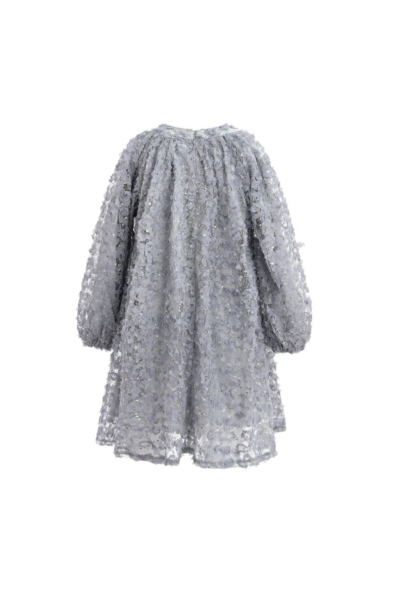 Sweet Cactus Sheer Floral Dress, Alternate, color, Blue