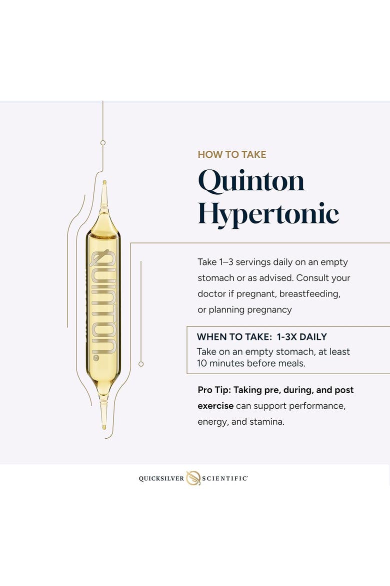 Original Quinton Hypertonic Sea Water Liquid Supplement, Alternate, color, None