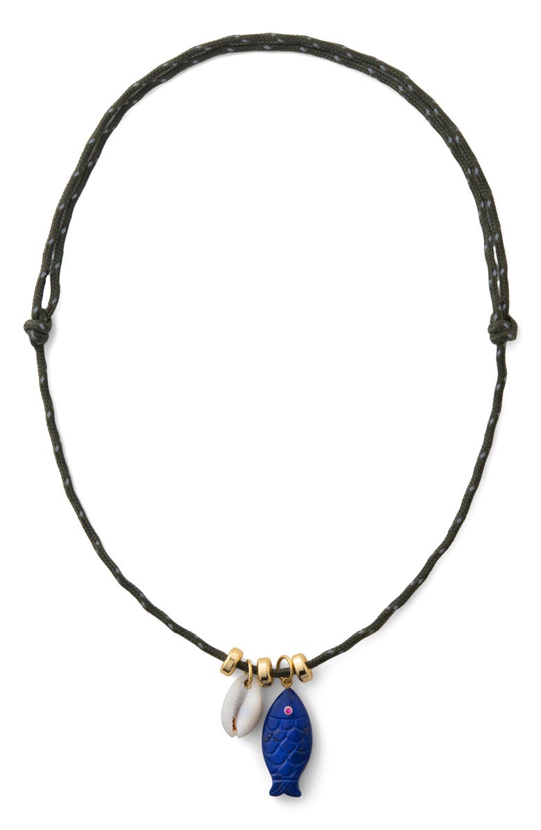 Éliou Ollie Multipendant Cord Necklace, Main, color,