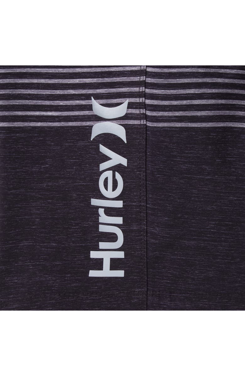 Hurley Epic Ombré Stripe Swim Trunks, Alternate, color, 