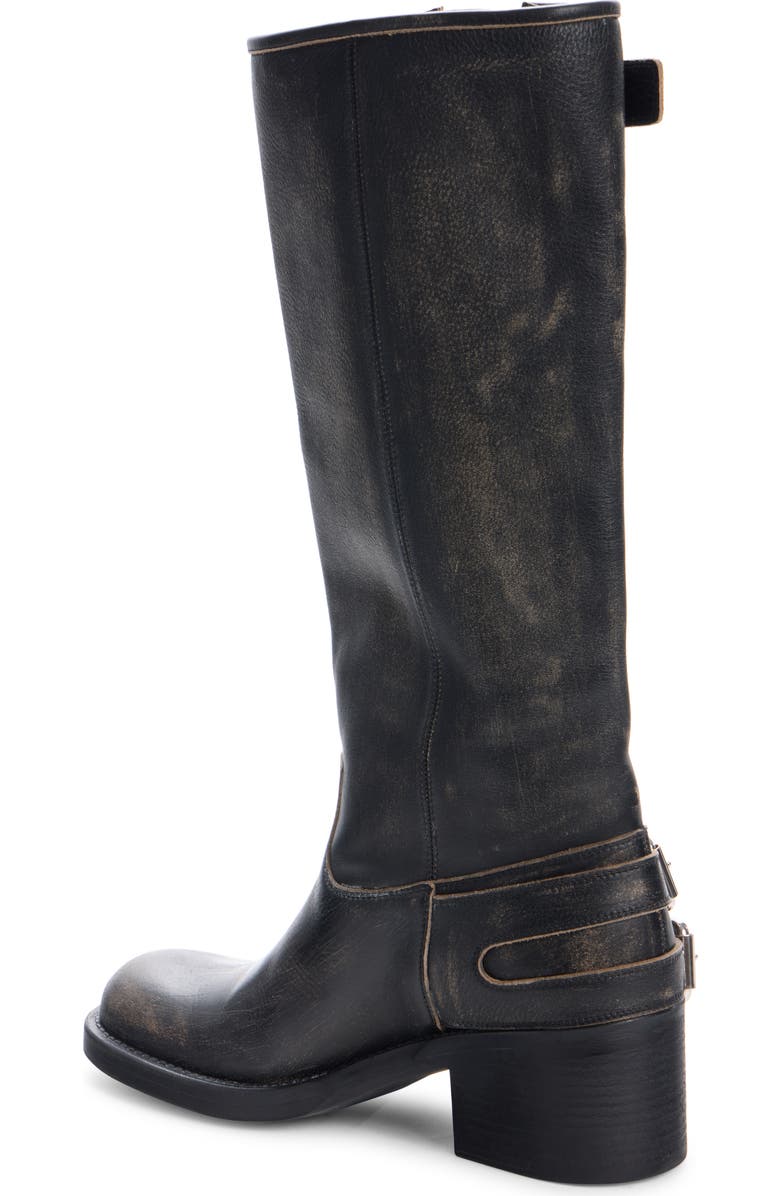 Chloé Dakota Biker Tall Boot, Alternate, color, Black