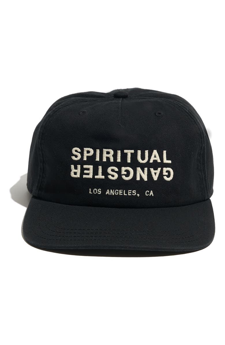 Spiritual Gangster Cotton Twill Dad Hat, Main, color, 