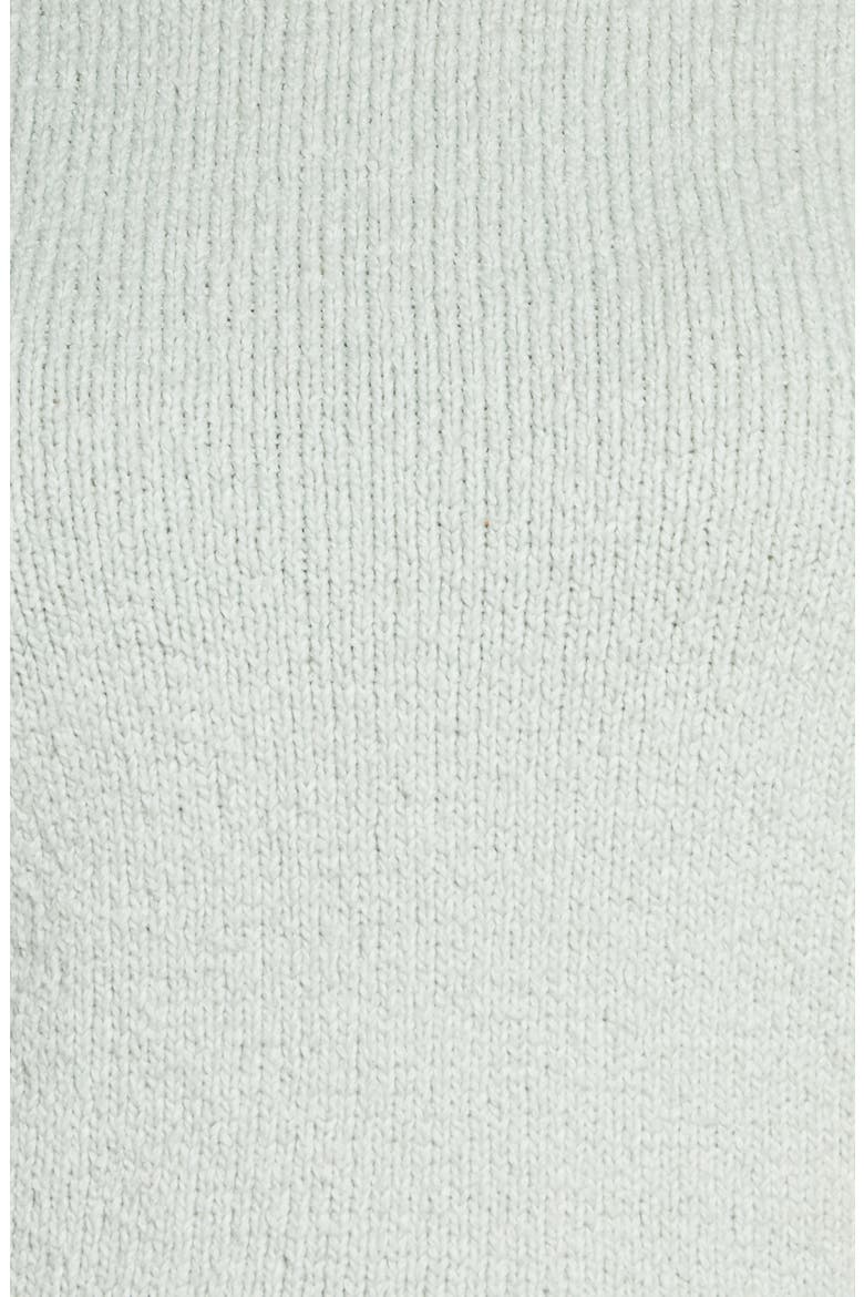 Crewneck Organic Cotton Blend Pebbled Sweater, Alternate, color, MINT