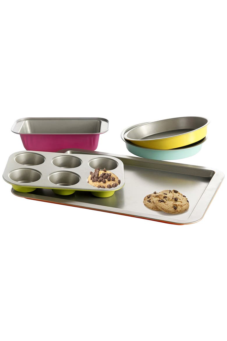 Color Splash Lyneham 5 pc Carbon Steel Bakeware Set, Alternate, color, Assorted