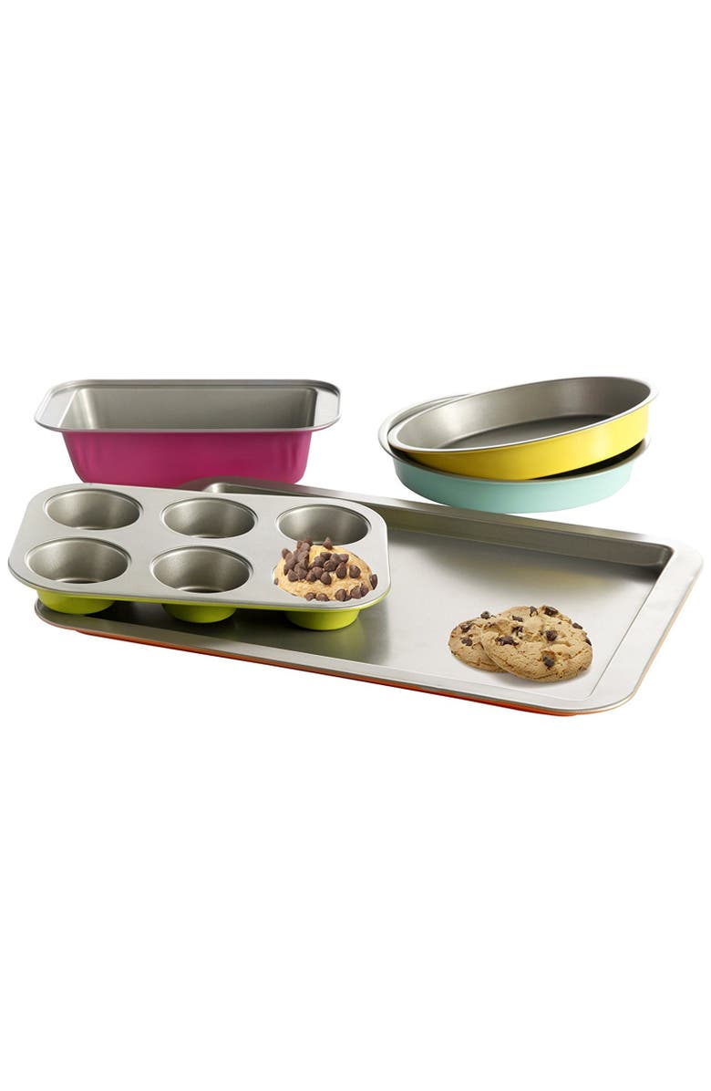 Gibson Color Splash Lyneham 5 pc Carbon Steel Bakeware Set, Alternate, color, Assorted