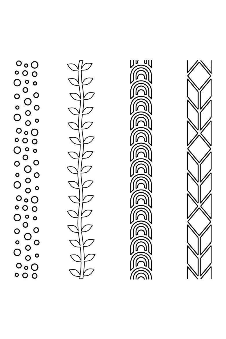 Texture Wheel Set Clay Pattern Tool, Alternate, color, Blue