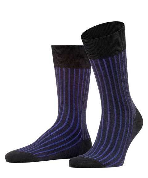 Shadow Striped Dress Socks (Men)