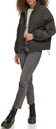 Box Quilted Water Resistant Cotton Jacket