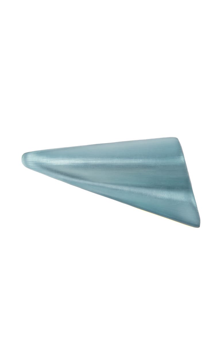 Alexis Bittar Wavy Fan Lucite Pin, Main, color, Montana Blue