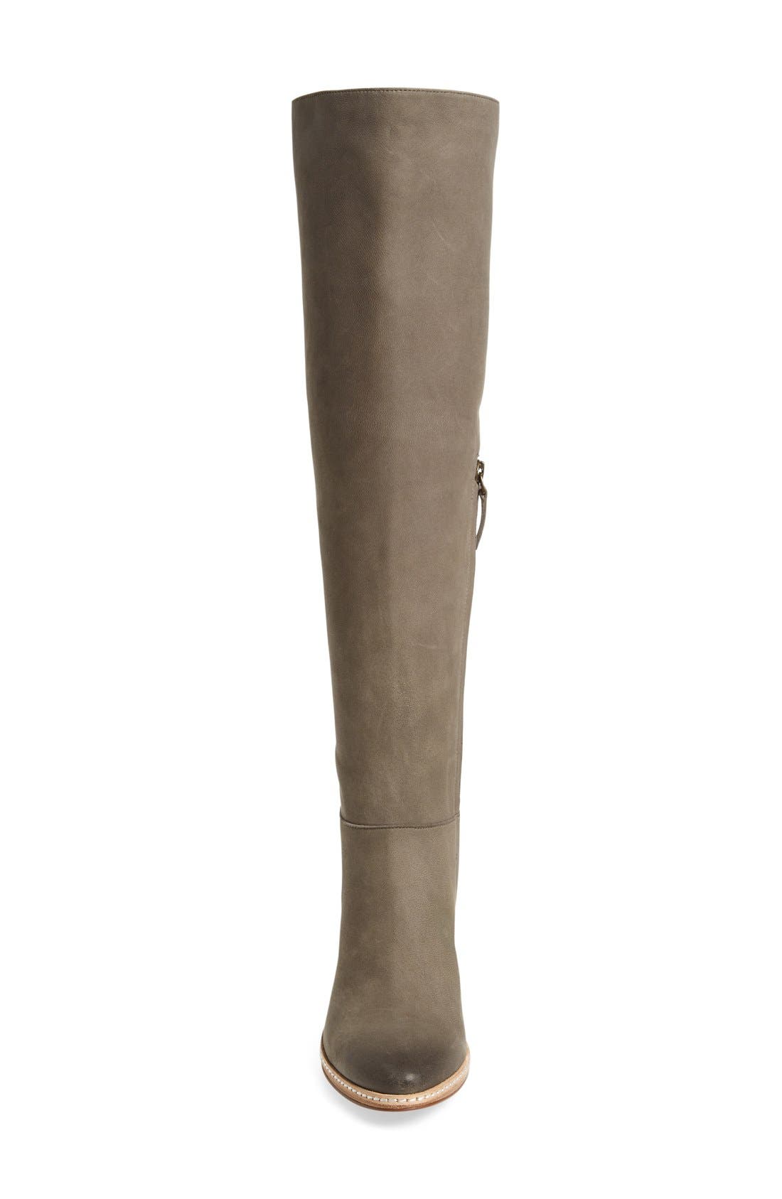'Kody' Tall Boot, Alternate, color, GREY LEATHER