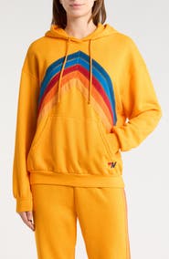 Aviator Nation Mountain Stitch Chevron Hoodie