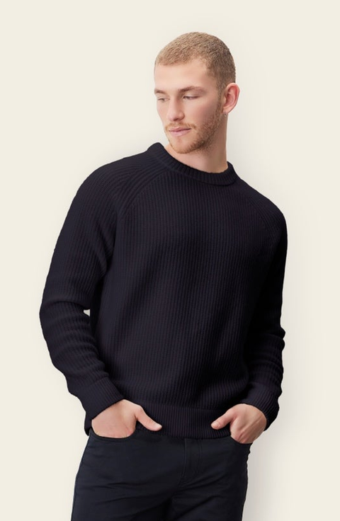 Aidan Chunky Cashmere Crewneck Sweater