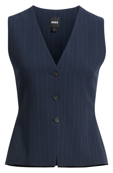 Julinia Pinstripe Vest