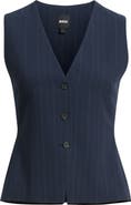 BOSS Julinia Pinstripe Vest