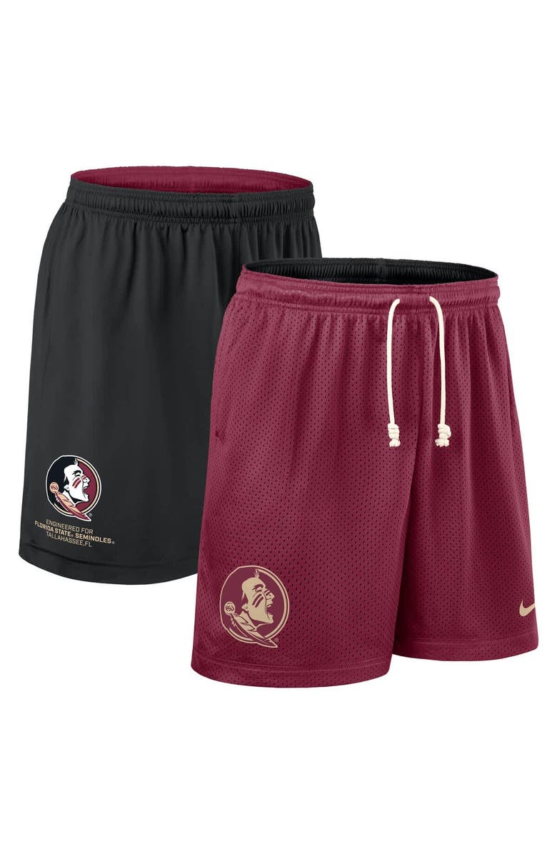 Nike Men's Nike Garnet/Black Florida State Seminoles 2025 Sideline Reversible Performance Shorts, Main, color, 