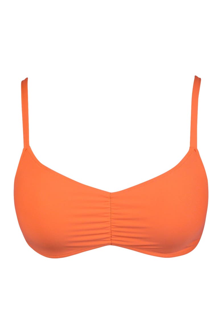 Sylvia Bralette Bikini Swimsuit Top, Alternate, color, PERSIMMON