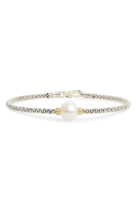 Luna Pearl Single Station Bracelet
