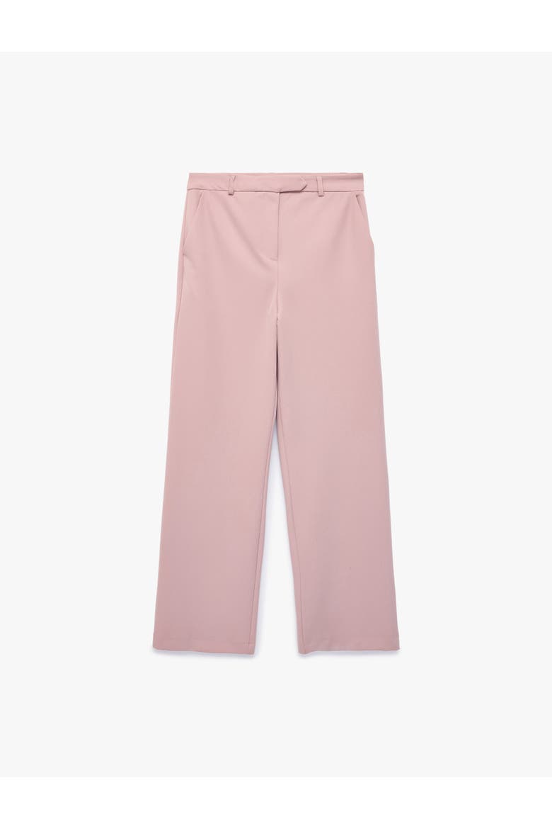 Tailored Straight Leg Trousers With Pockets, Alternate, color, PINK