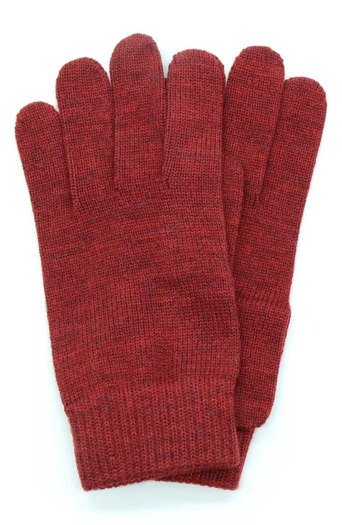 Ribbed Merino Wool Gloves