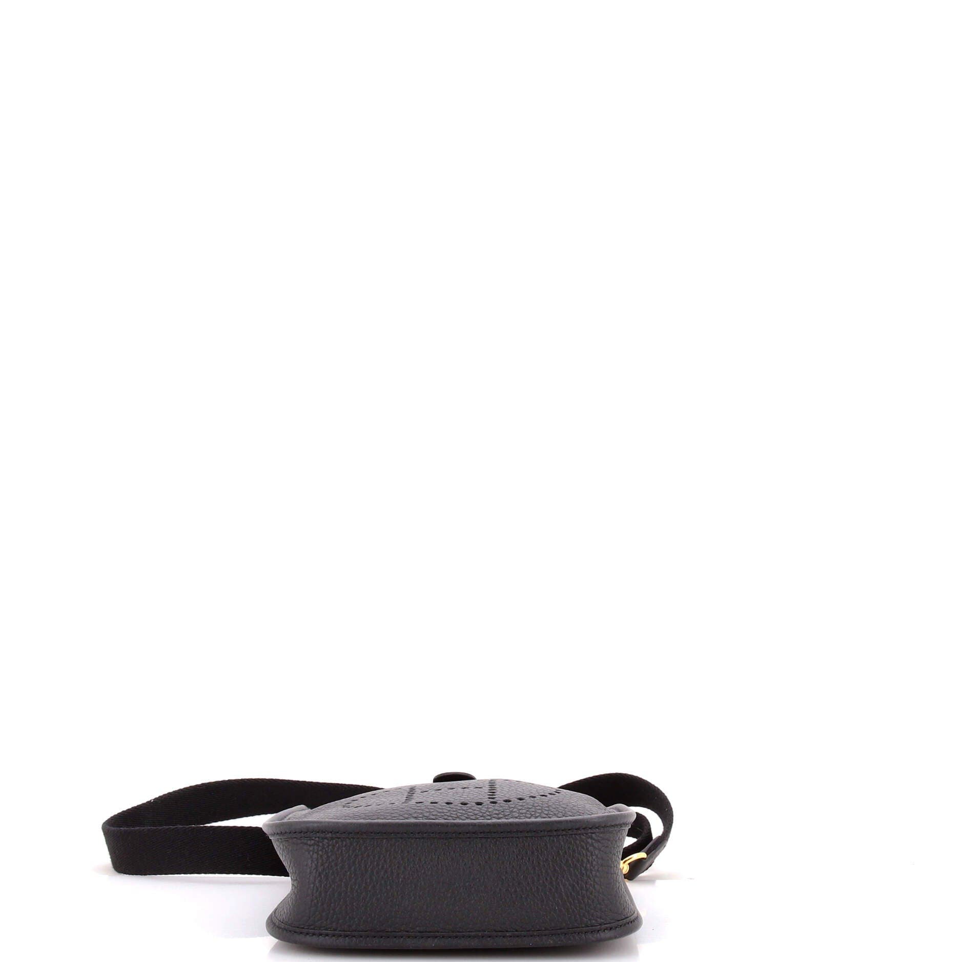 Pre-Owned Hermes Evelyne Bag Gen III Clemence TPM, Alternate, color, Noir