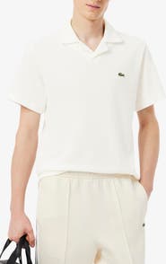 Lacoste Johnny Collar Cotton & Linen Piqué Polo