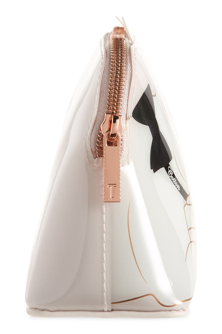 Aria Dogs Cosmetics Case, Alternate, color, NUDE PINK