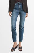 MANGO Claudia Crop Slim Fit Jeans