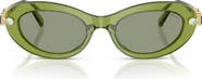 Swarovski 53mm Oval Sunglasses