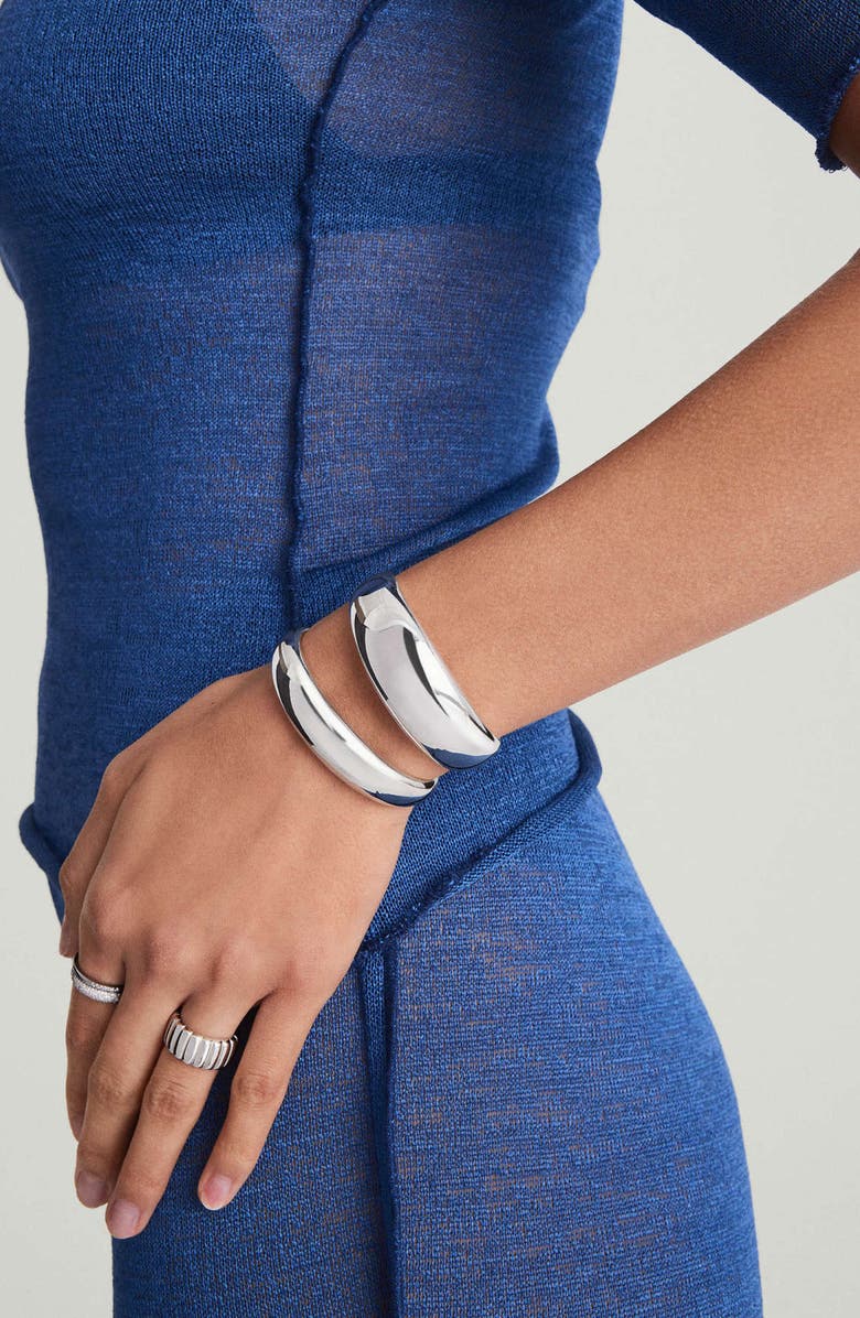 MEJURI 13mm Dôme Cuff Bracelet, Alternate, color,